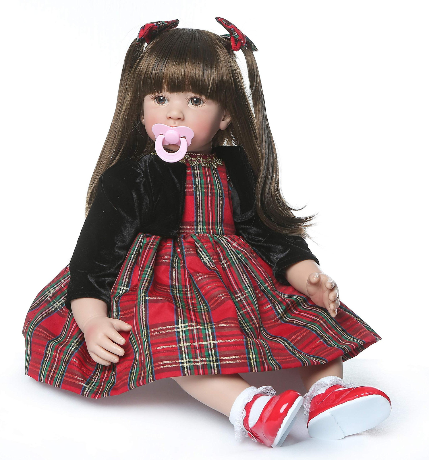 Realistische Reborn baby pop van 60 cm inclusief kleding