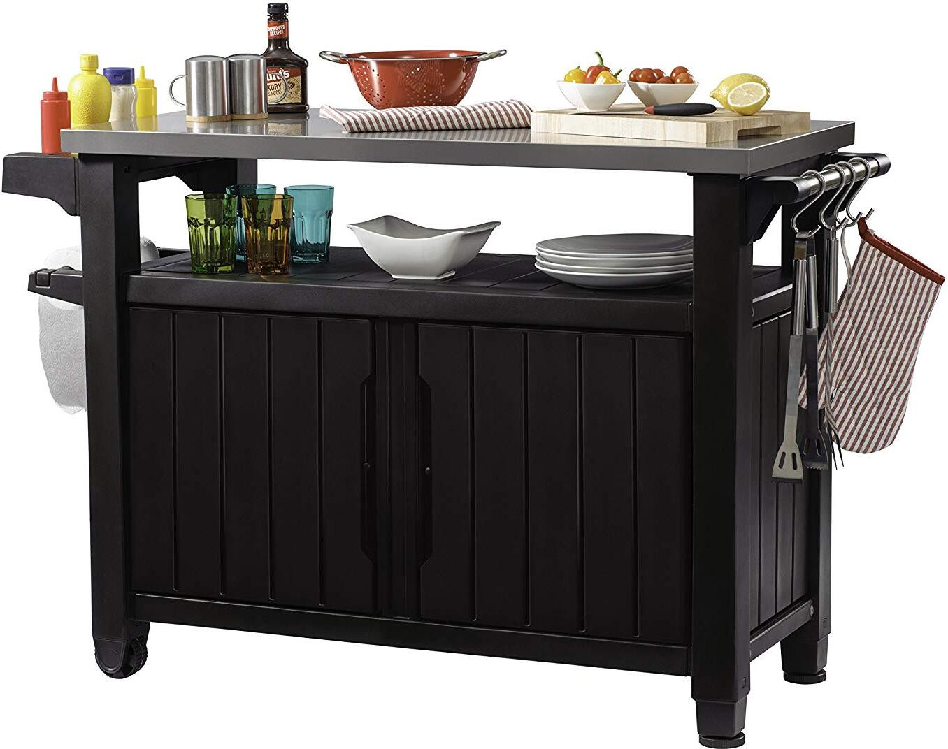 Keter Unity XL multifunctionele tafel, bruin