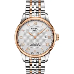 Tissot T-Classic TISSOT LE LOCLE Powermatic 80 T006.407.22.033.00 - silber,Roségold - 39.3mm