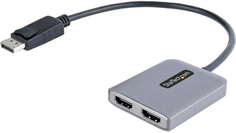 Startechcom Hub Displayport 3 En 1 Talla Única Unisex
