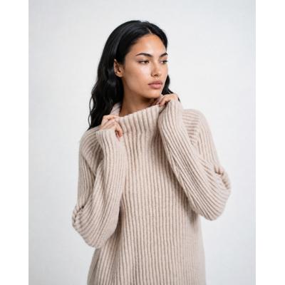 Rundhalspullover SMITH & SOUL, Damen, Gr. XL, rose powder, Rippstrick, Material: 100% Wolle, unifarben, regular fit normal, Rundhals, Raglanärmel gerader Abschluss, Pullover Rundhalspullover, im Rippstrickmuster