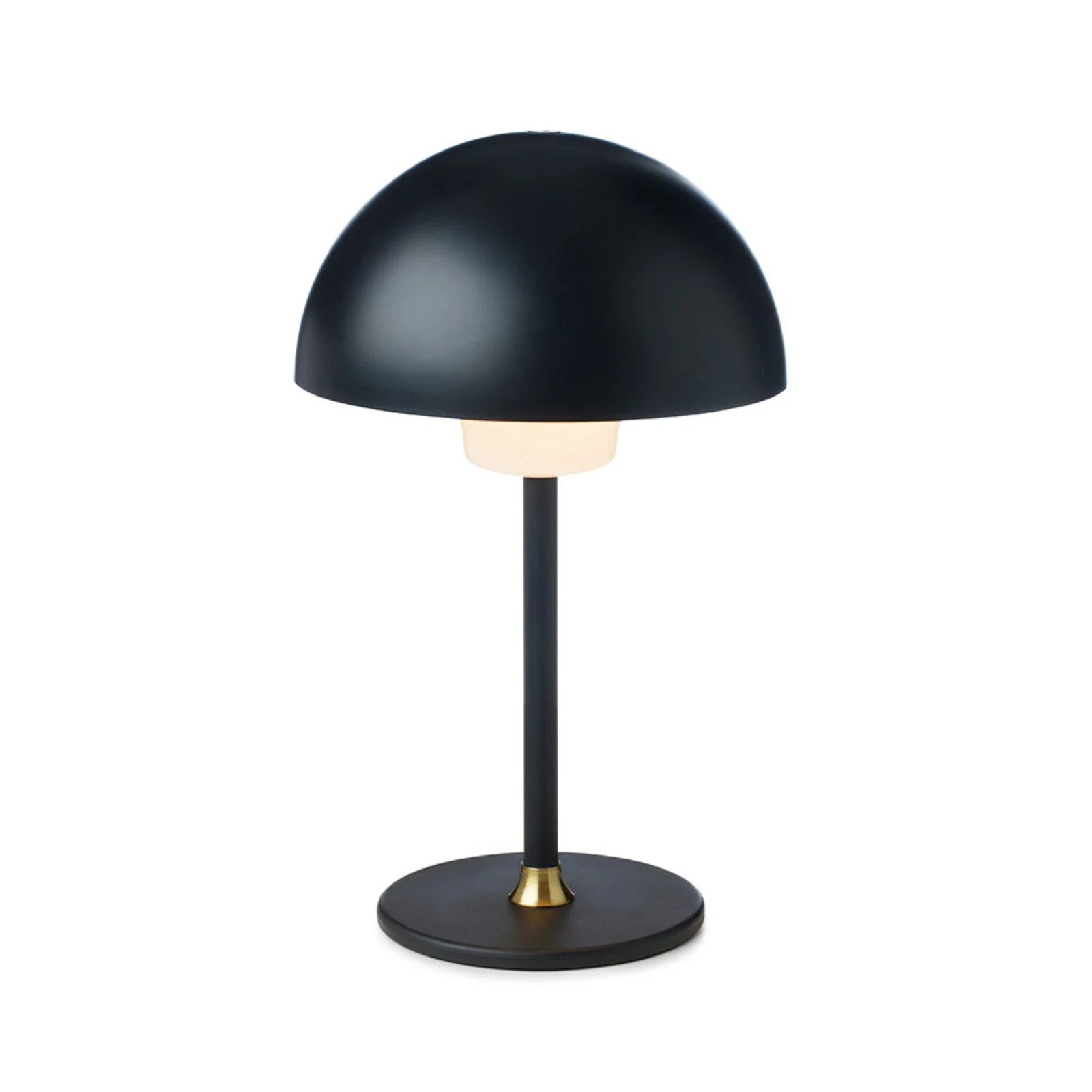 Halo Design Moon Light Draagbare Tafellamp Zwart Metaal