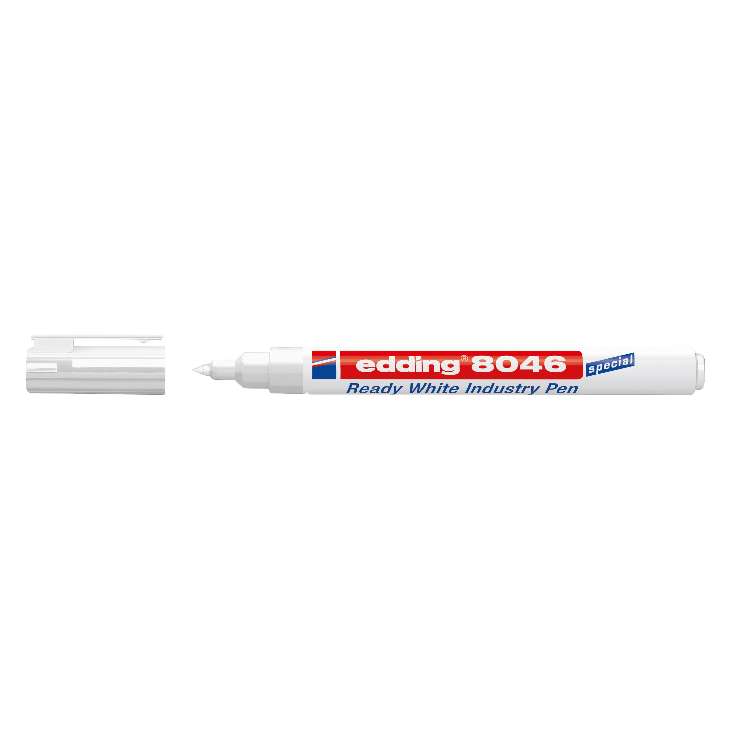 Edding Permanent-Marker Ready White Industry Pen E-8046 (1x) (4-8046049)
