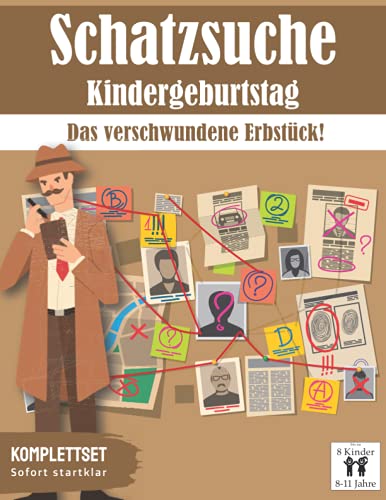 schnitzeljagd.shop - Schatzsuche: Das verschwundene Erbstück!: All incl. Schnitzeljagd Set für 8-11 Jährige, bis zu 8 Kinder - Preis vom 13.10.2026 11:25:28 h