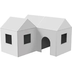 EDUPLAY Spielhaus-Bausatz 3er Set, mehrfarbig