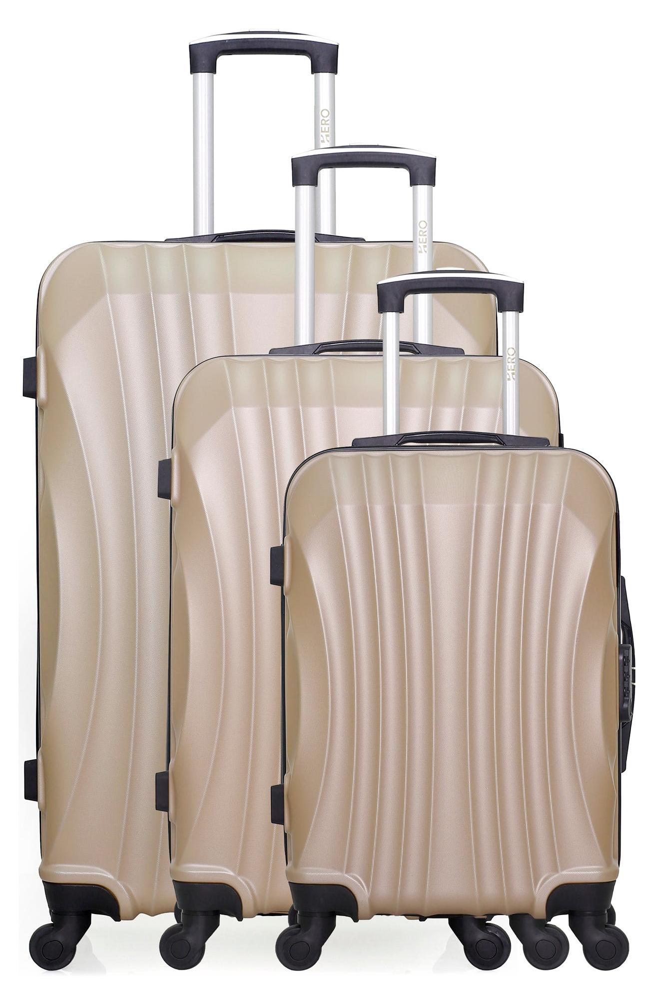 HERO - 3er-Set MOSCOU-Koffer, 75 cm, 4 Rollen