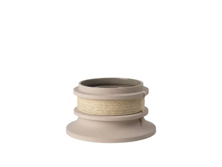 Kristina Dam Studio Seilschale Ø30 cm Steinzeug-beige