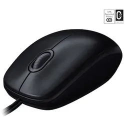 Logitech M100 Schwarz - Kabelgebundene Maus - Komfortabel. Robust. Unverzichtbar