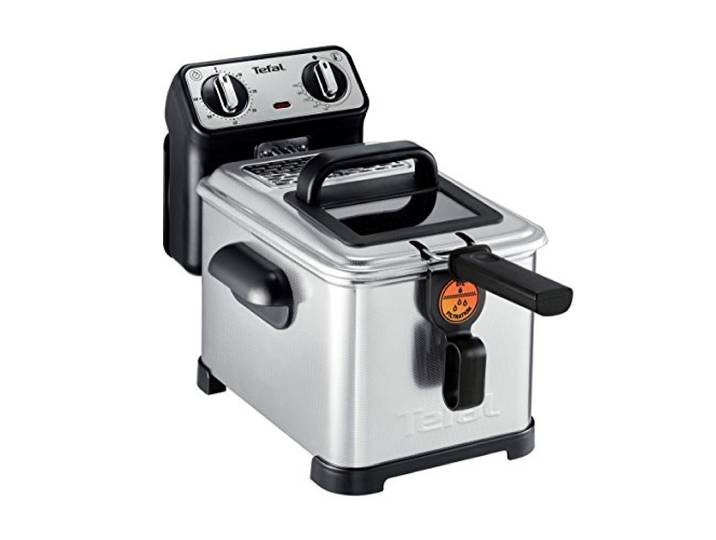 Tefal fr5171 nur freistehend Fritteuse Fritteuse, 1,3 kg, Metall, 4 l, Single, Edelstahl)