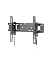 InLine Schwerlast-TV-Wandhalterung neigbar für Flach-TV 37-80" max. 75kg Kunststoff Stahl Schwarz (23118A)