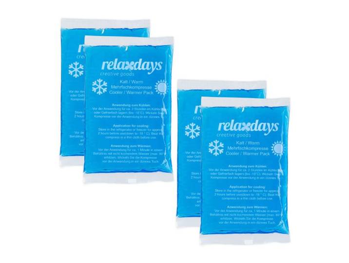 Relaxdays 20x coussinets froids rectangulaires