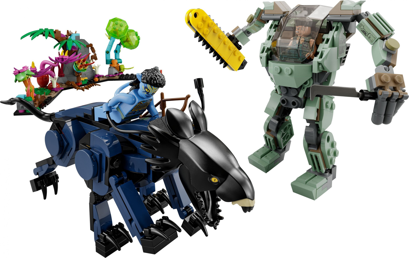 LEGO 75571 Avatar Neytiri en Thanator tegen Quaritch in de MPA