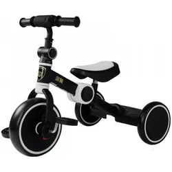Lean Toys Balance bike, black and white