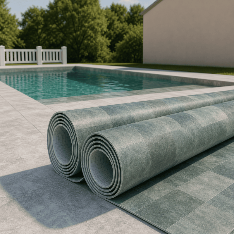 Liner PVC armé Hydroflex supérieur verni 4D Perception 150/100e