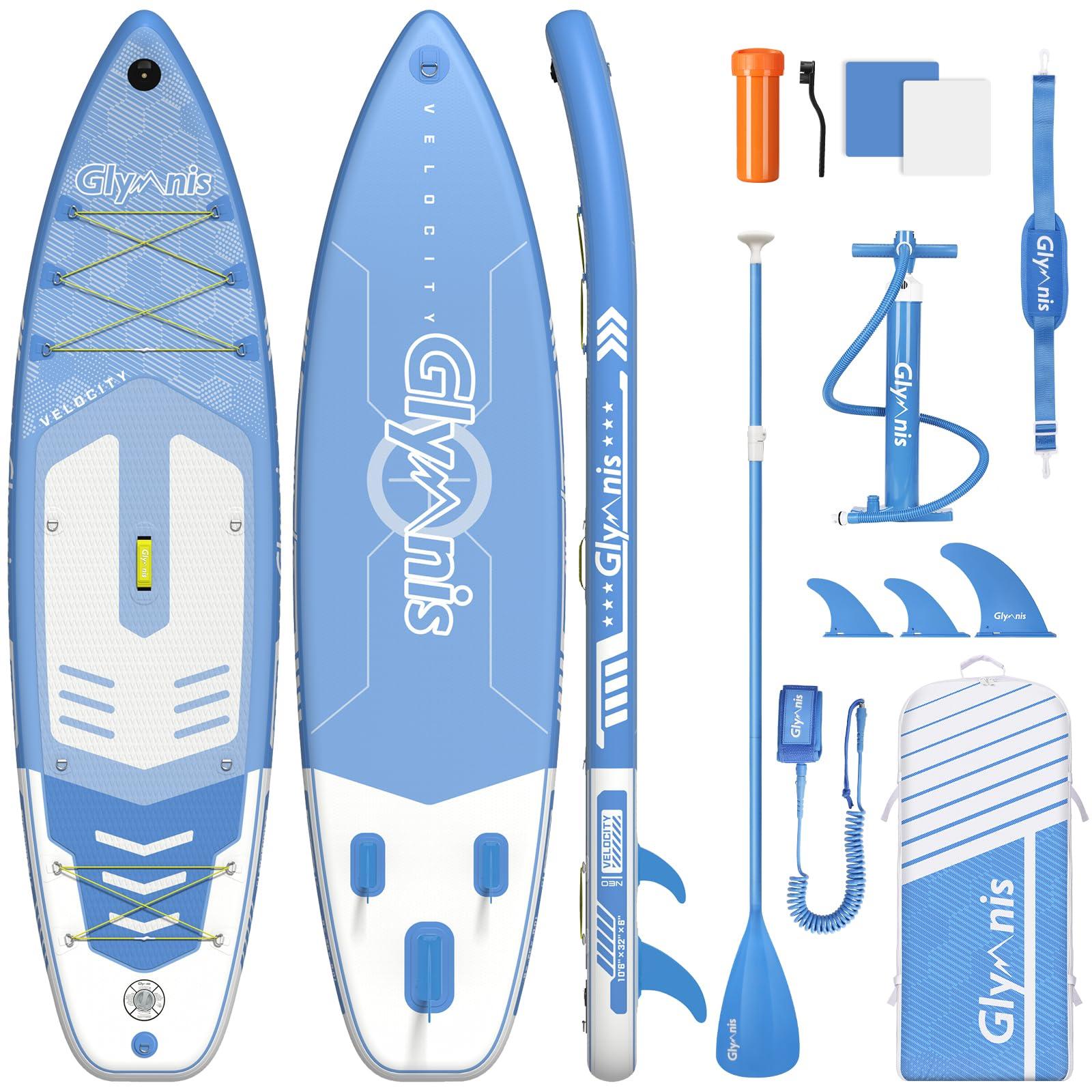 Aufblasbares Surfbrett, 320 x 81 x 15 cm - Volumen: 275 Liter - Material: PVC