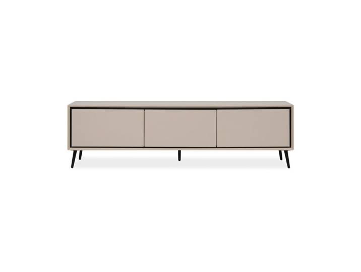 Liadomo Fona Lowboard mit 3 Klappen Sideboard, beige, minimalist