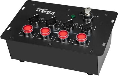 EuroLite FX Shot Control 4 Schwarz matt