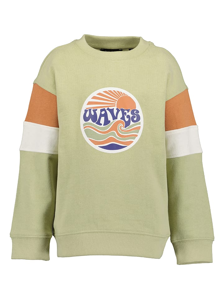 Blue Seven Sweatshirt in Grün - 98