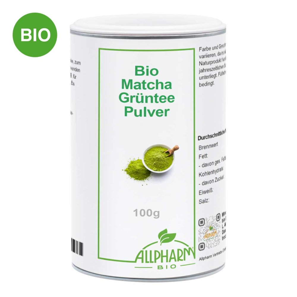 ALLPHARM Vertriebs GmbH Bio Matcha Grünteepulver Allpharm 19510169