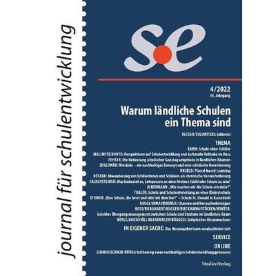Journal für schulentwicklung 4/2022, Taschenbuch von , StudienVerlag, 978-3-7065-6239-3