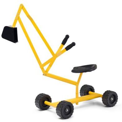 Costway Heavy Duty Steel Frame Kid Ride-on Sand Digger