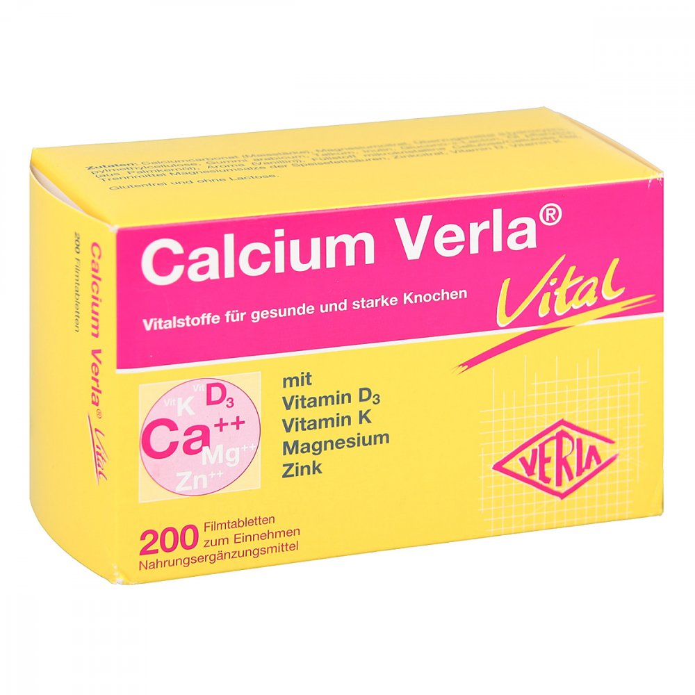 Verla-Pharm Arzneimittel GmbH & Co. KG Calcium Verla Vital Filmtabletten 09704837