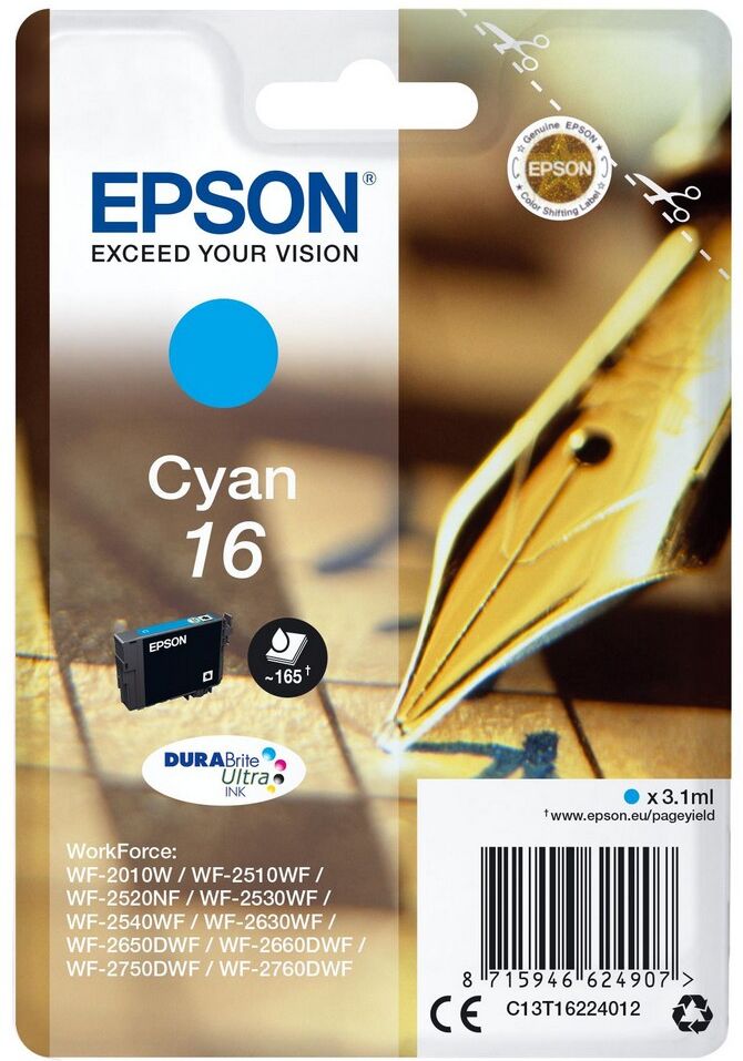 Cartucho de tinta 16 (Azul) - EPSON