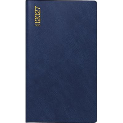 Taschenkalender Mod. Miniplaner d 15 2027, A6, Kunststoff, dunkelblau
