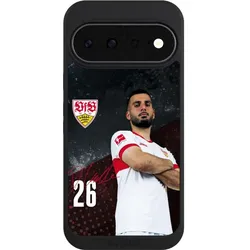 Nivocase Handyhülle für Google Pixel 11 Hülle NIVOpure Case Schwarz Offizielles Lizenzprodukt VfB Stuttgart (Google Pixel 11), Smartphone Hülle, Schwarz