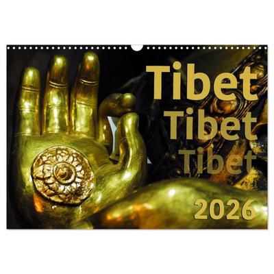 Tibet - Tibet - Tibet 2026 (Wandkalender 2026 DIN A3 quer), CALVENDO Monatskalender