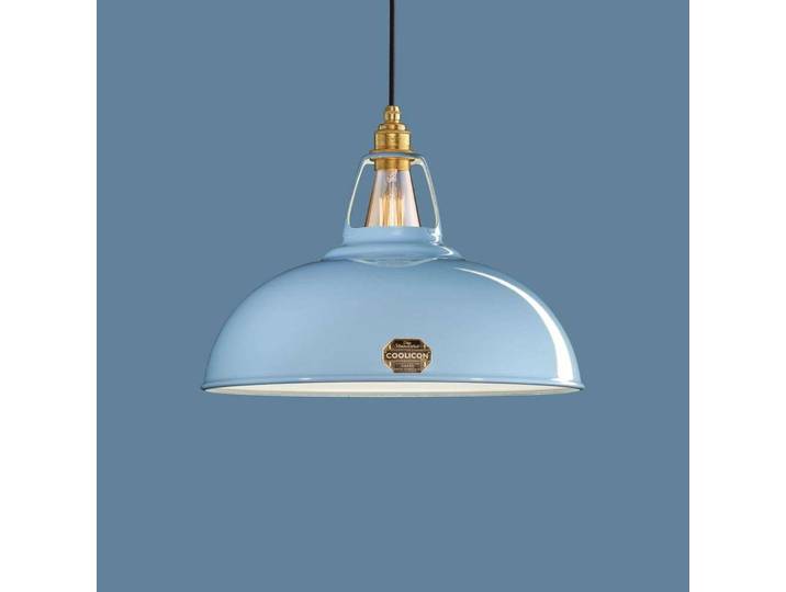 Large 1933 Design Pendelleuchte Pale Blue - Coolicon - Wohnzimmer - Metall