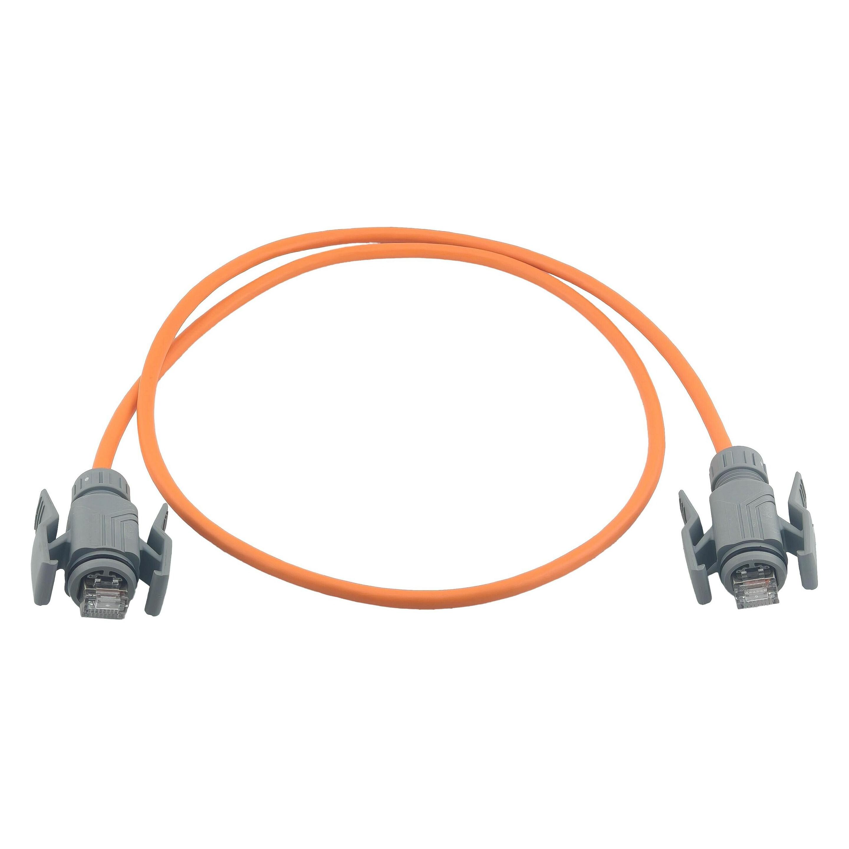 Wirewin Patchkabel Outdoor RJ-45 - RJ-45 Cat 6A, S/FTP (S/FTP, CAT6a, 10 m) (PKW-I2-SF-K6A-PUR 10.0 OR)
