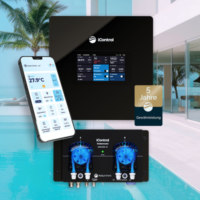All-In-One Pool-Steuerung iControl mit integrierter Pool-Desinfektion