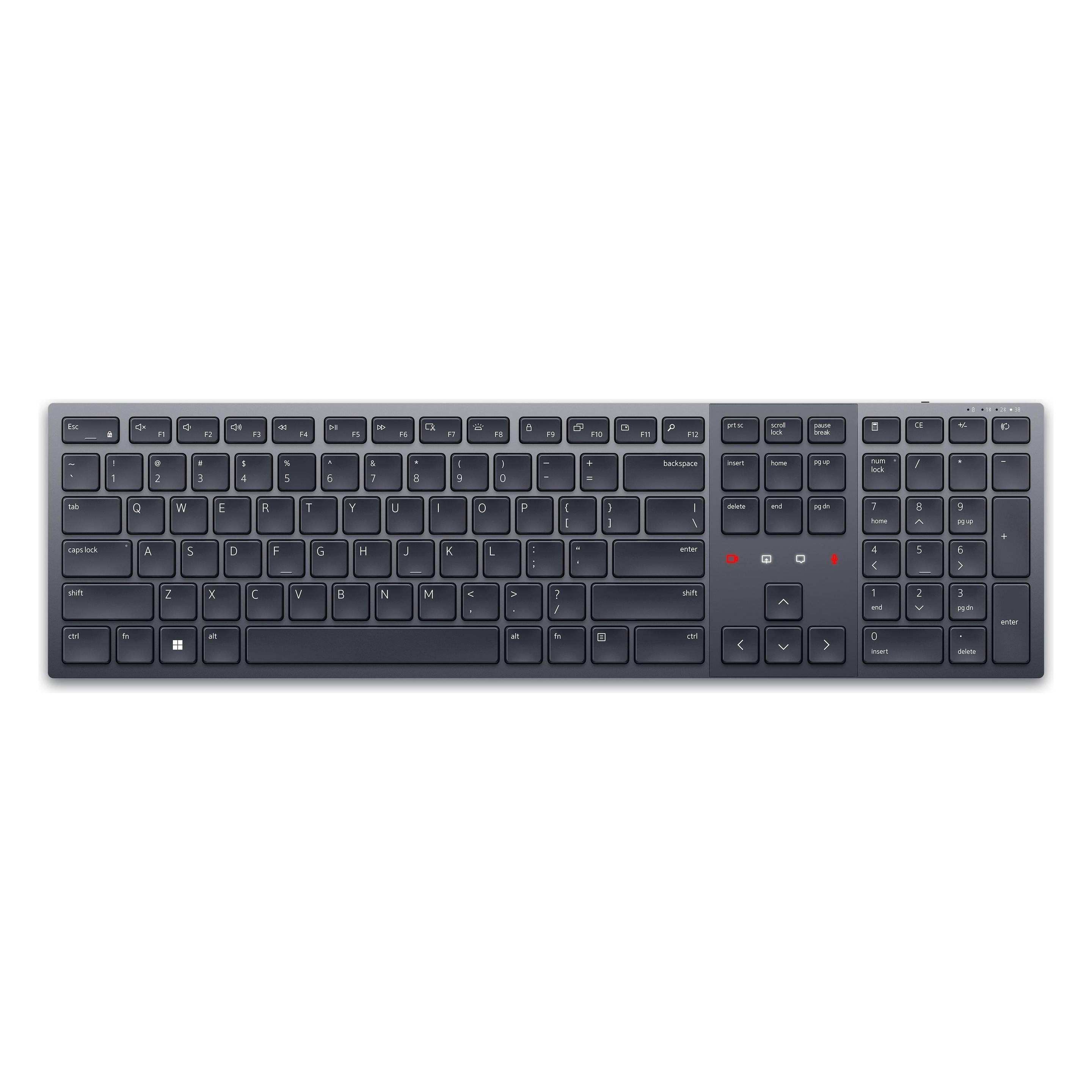 Dell Premier Collaboration Keyboard - KB900 - US International (QWERTY) (Eng. Int., Kabelgebunden) (KB900-GR-INT)