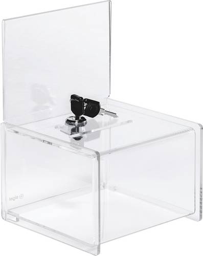 Sigel Aktionsbox mit Einwurf, Schloss VA151 Transparent (B x H x T) 15 x 15 x 21.2cm 1St.