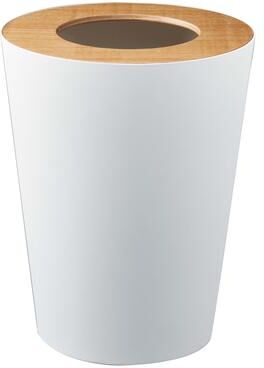Yamazaki Home Trash Can - Two Styles, Steel & Wood