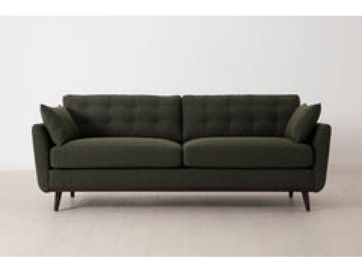 Dreisitzer-Sofa Model 10, Farngrün