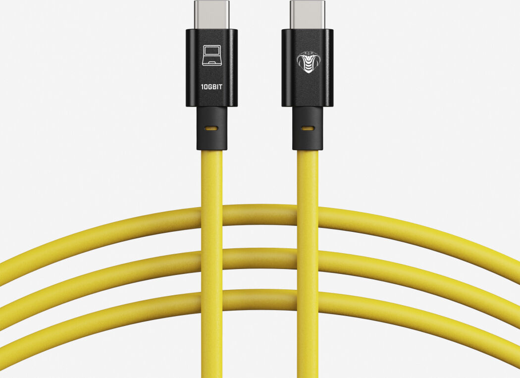 Cobra Tether CobraTether USB-C vers USB-C 10 Gbit/s 10m jaune