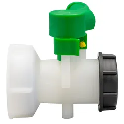 Stabilo Sanitär IBC Klappenhahn Grün S75 x 6