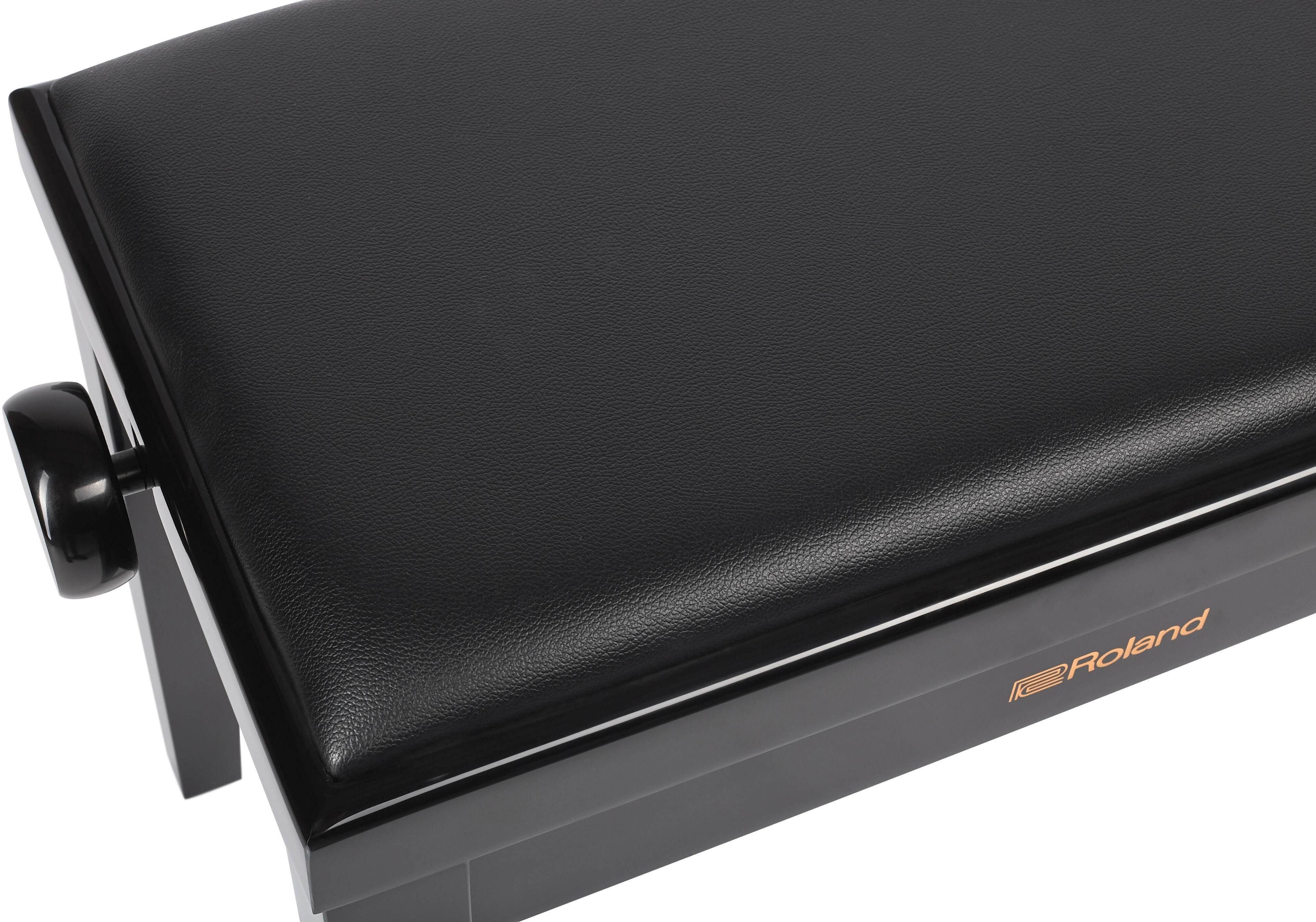 Roland RPB-200PE COMFORT Banco Piano Preto Polido Regulação Altura