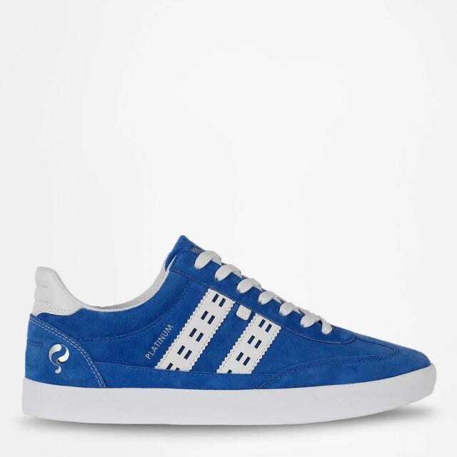 Q1905 Sneaker platinum koningsblauw/wit
