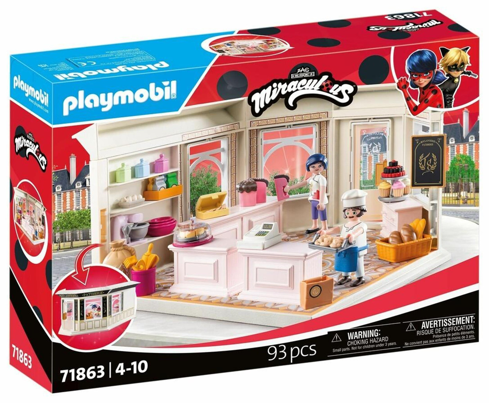 Playmobil 71863 Miraculous: Dupain Cheng Bakery