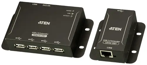 ATEN KVM Verlängerungskabel Schwarz