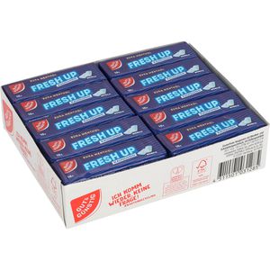 Gut&Günstig Kaugummis Fresh Up Euka Menthol, zuckerfrei, im Thekendisplay, 30x 10 Dragees