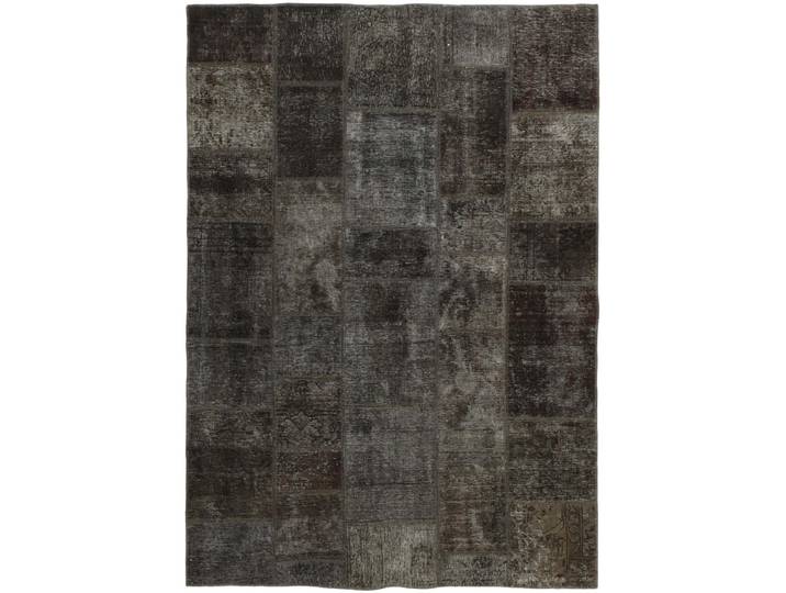 Patchwork Teppich 172x241 Handgeknüpft Modern Orientteppich Perserteppich Wolle