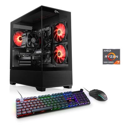 CSL Gaming-PC "Sprint V28989", schwarz, Microsoft Windows 11 Home (64 Bit), 32 GB RAM 1.000 GB SSD, Desktop-PCs