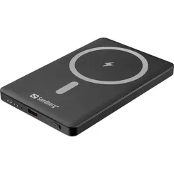 SANDBERG Magnet Powerbank 5000 Saver schwarz