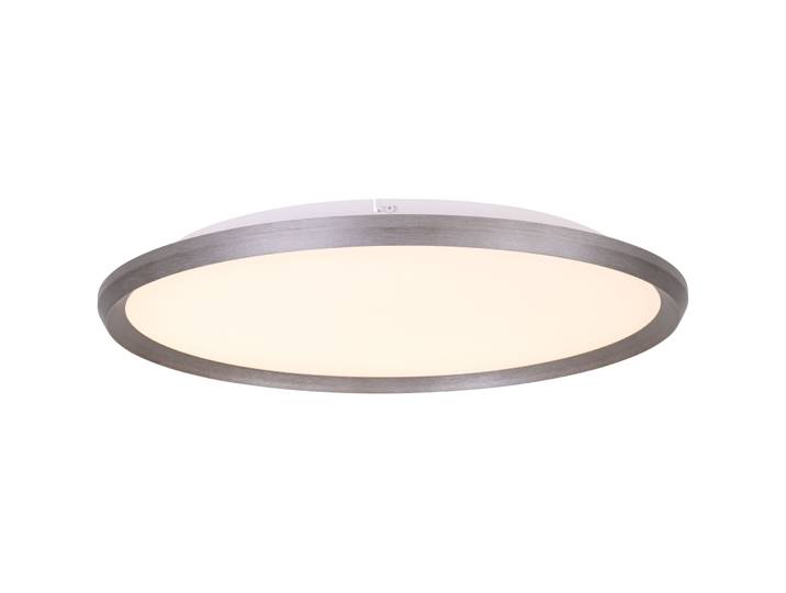 Deckenlampe Galetta grau gebürstet Metall/Acryl 5000 lm Dimmbar B 60 cm - LED - LED Energiesparlampen