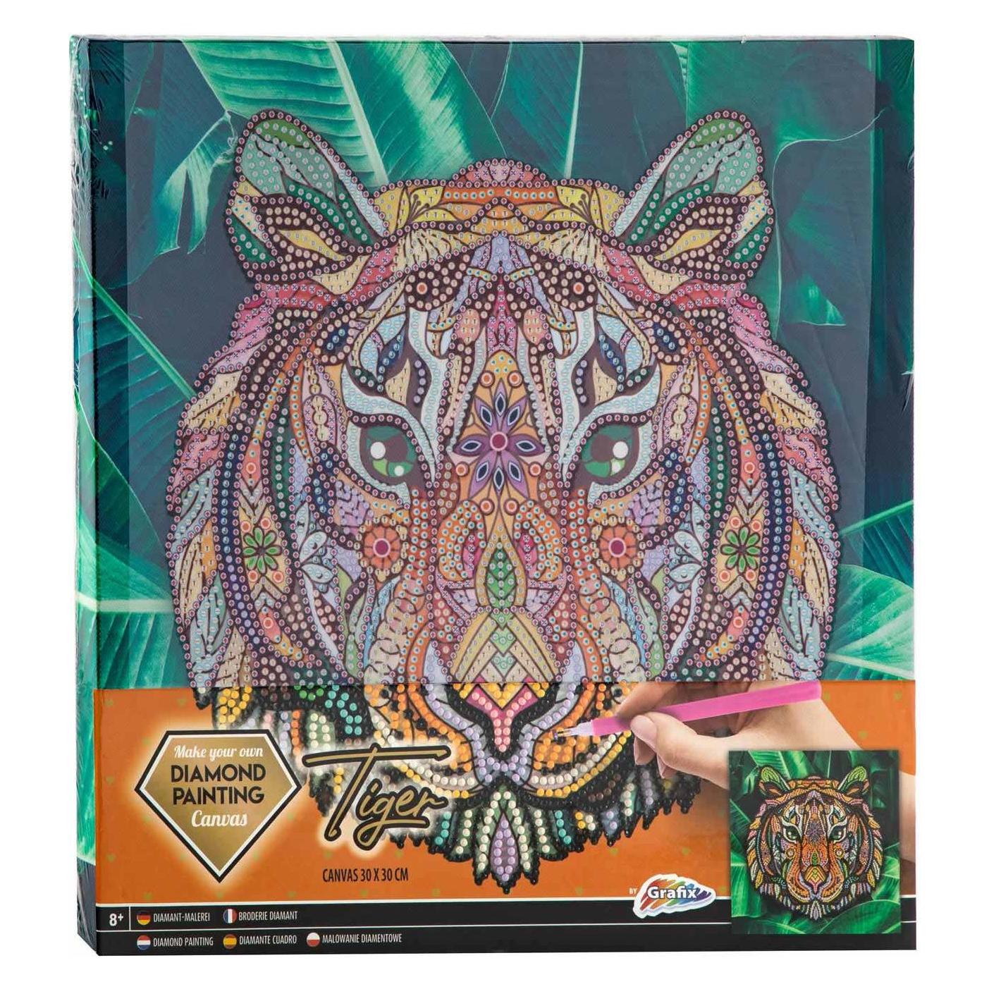 Grafix Leinwand Diamond Painting Tiger (043.260008)