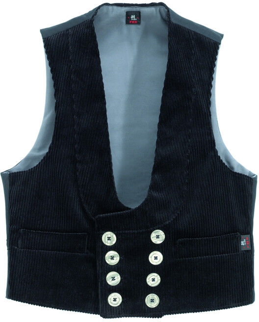 FHB HEINER Gilet de corporation Trenkercord noir T. 52 (50016-20-52)